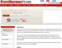 Tablet Screenshot of easternconnecticut.stateuniversity.com