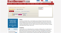 Desktop Screenshot of chico.stateuniversity.com