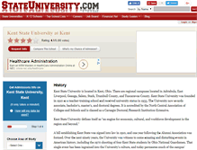 Tablet Screenshot of kent.stateuniversity.com