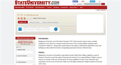 Desktop Screenshot of binghamton.stateuniversity.com