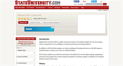 Desktop Screenshot of indiana.stateuniversity.com