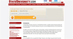 Desktop Screenshot of colorado.stateuniversity.com