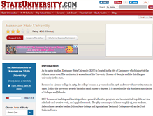 Tablet Screenshot of kennesaw.stateuniversity.com