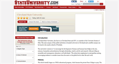 Desktop Screenshot of cleveland.stateuniversity.com