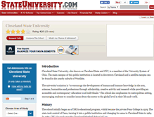 Tablet Screenshot of cleveland.stateuniversity.com