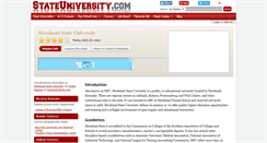 Desktop Screenshot of morehead.stateuniversity.com