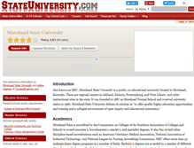 Tablet Screenshot of morehead.stateuniversity.com