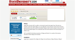 Desktop Screenshot of angelo.stateuniversity.com