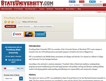 Tablet Screenshot of frostburg.stateuniversity.com